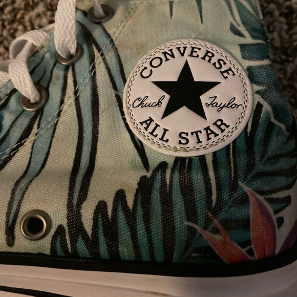 Chuck Taylor Converse All Star Flowery High Tops - Picture 6 of 7